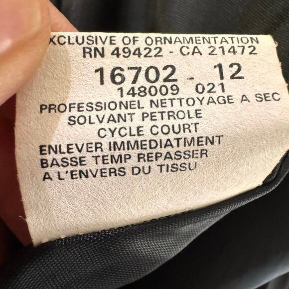 Vintage McClintock 90s Prom Dress Ball Gown Blue Y2K Goth Corset Princess Sz 16 - Picture 11 of 13